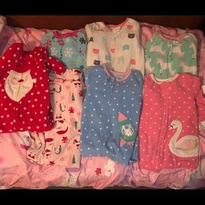 Carter’s footed pajamas